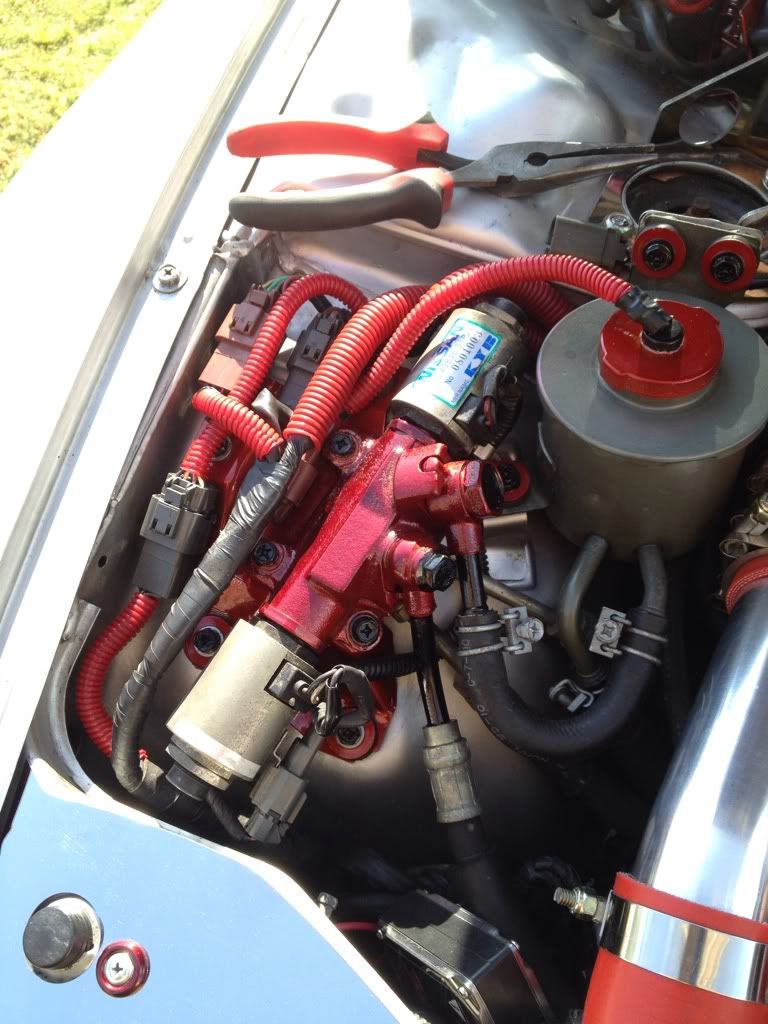 Lovenpain's Project 7 Engine BayWire Loom & plenum paint Nissan Forum Nissan Forums